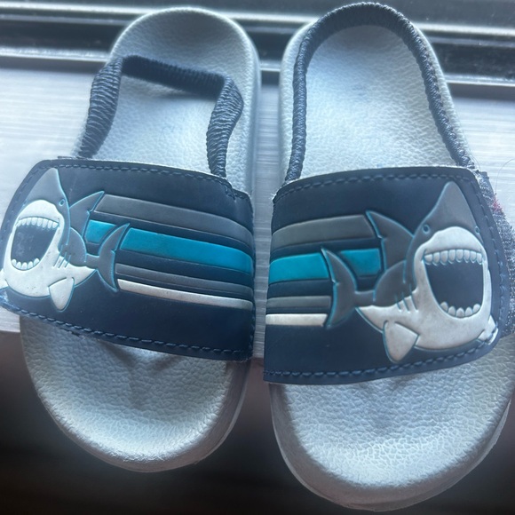 The Children's Place Blue and Gray Sandals with Sporty Design - Picture 1 of 4